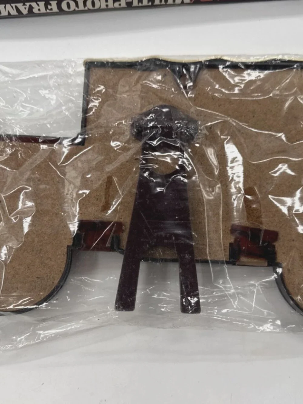 Vintage 70s Classic Car Multi Photo Frame Decor Retro Molded Plastic Stand NEW